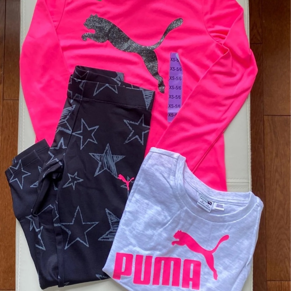 Puma Kids' 3-piece Active Set, Size 5/6